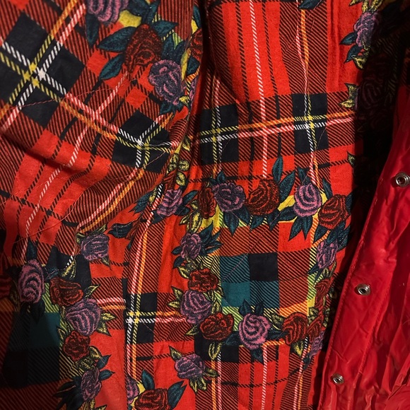 Vintage Vinyl Red Raincoat size M - Picture 2 of 4